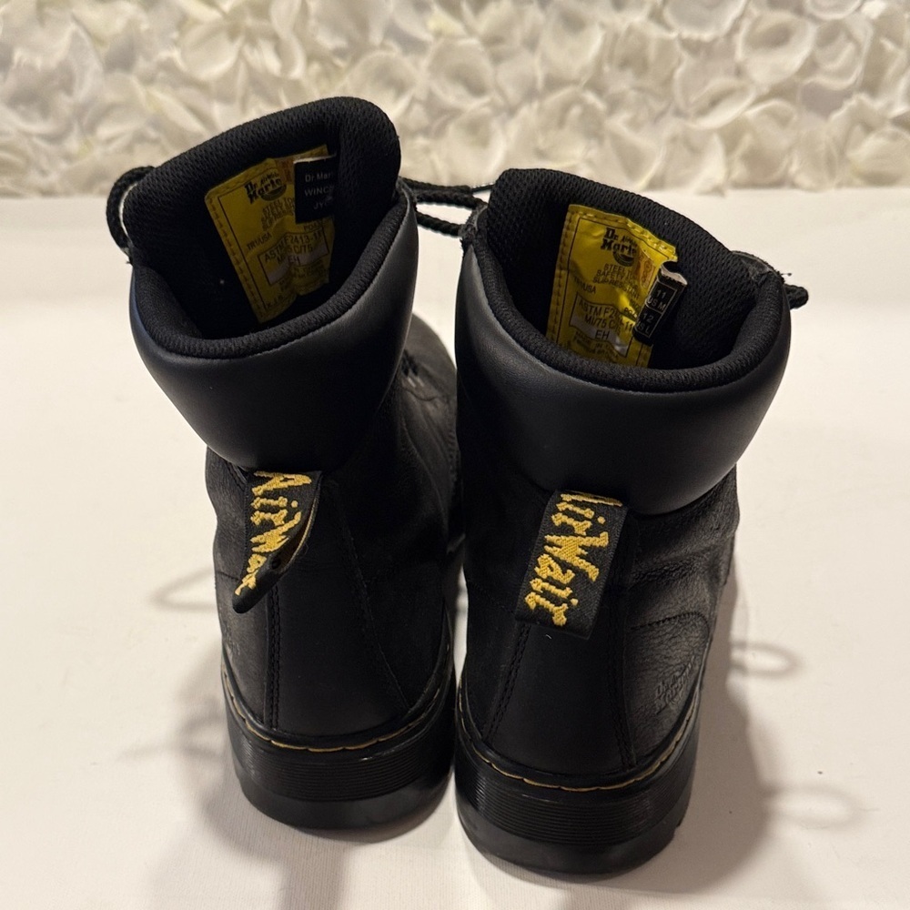 Dr. Martens Black Industrial Men's Boots - Picture 3 of 4